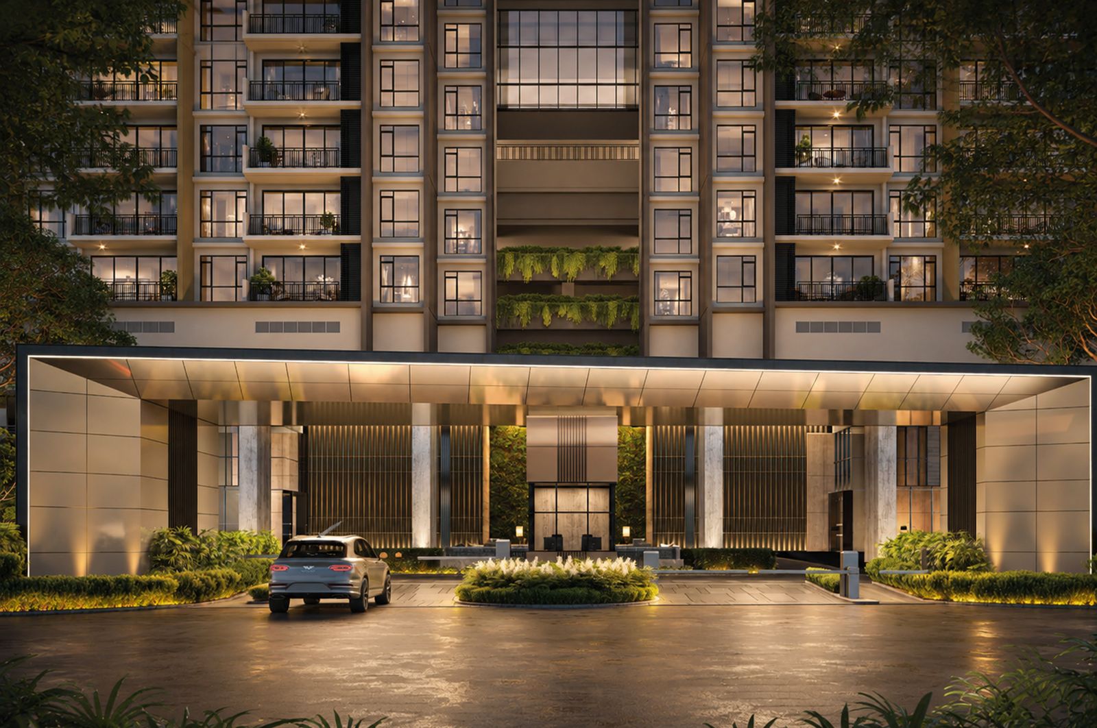 PJ13 Residences entrance, artist impression